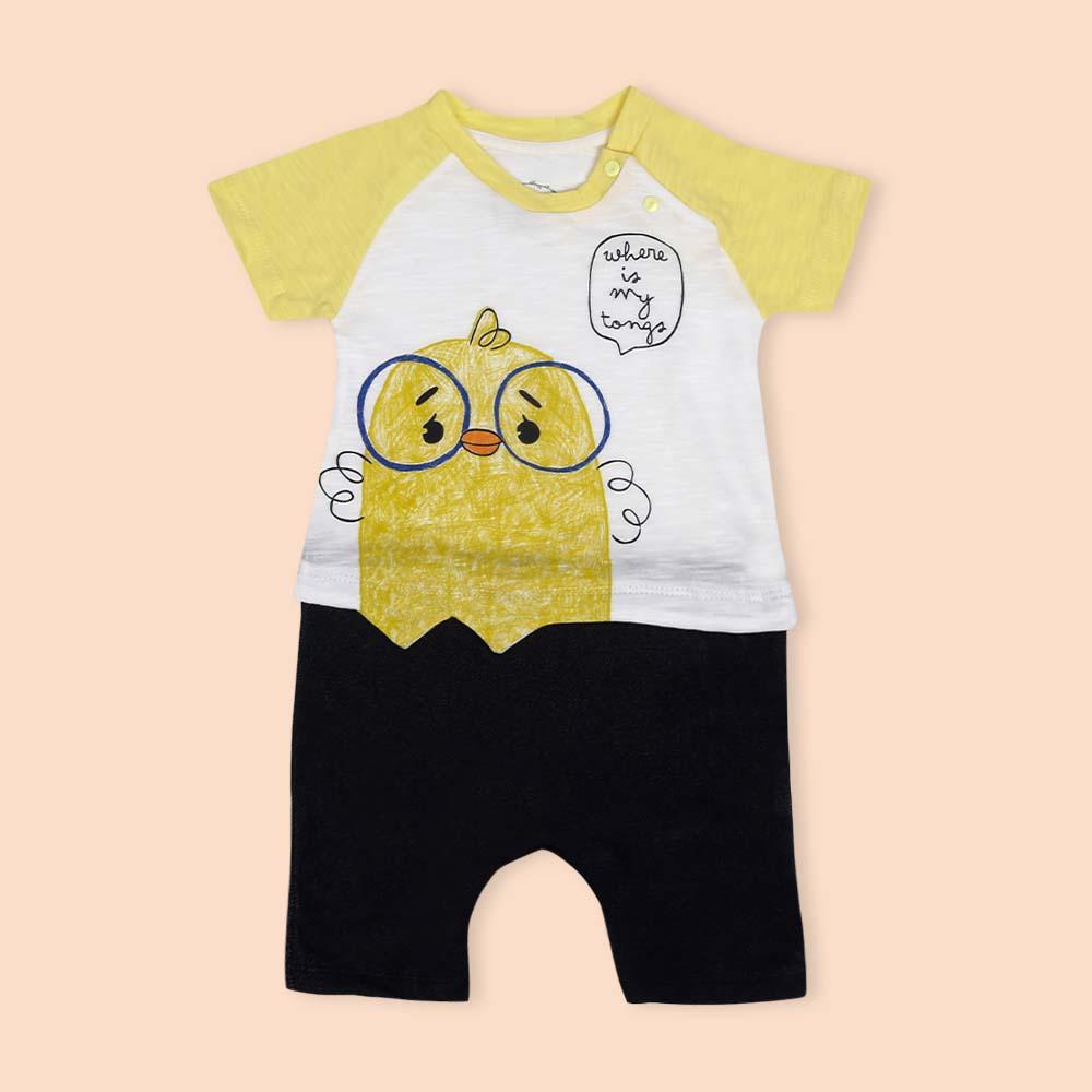 Infant Romper For Boys - Yellow (2841)